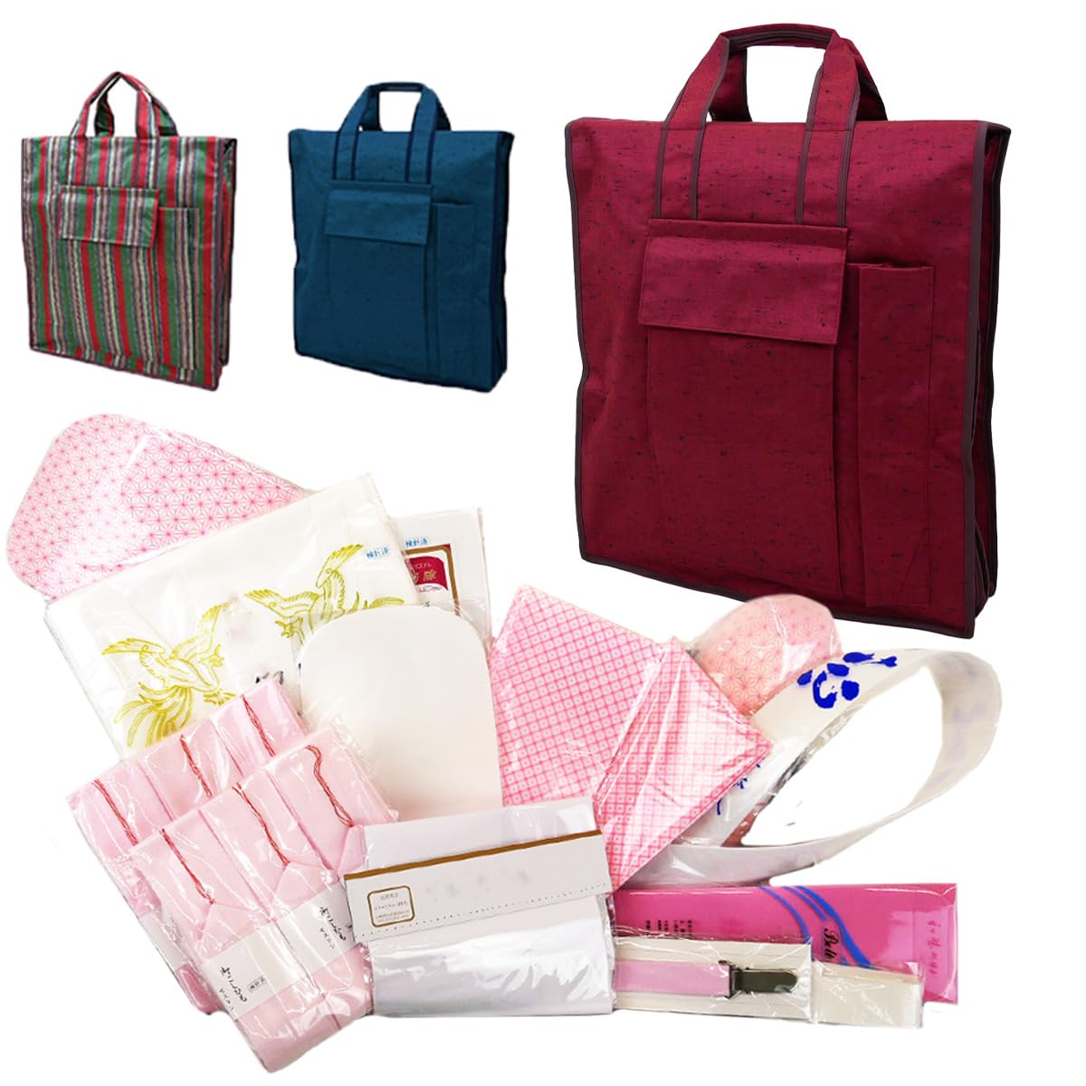 Amazon | [京都うさぎ堂] 和装小物 着付けセット 21点 着物小物